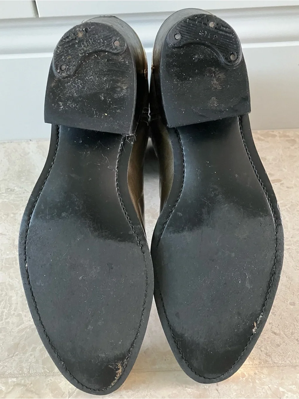 MENS LAREDO TWO TONED COWBOY BOOTS w/ METAL TOE/HEEL TIPS 10D